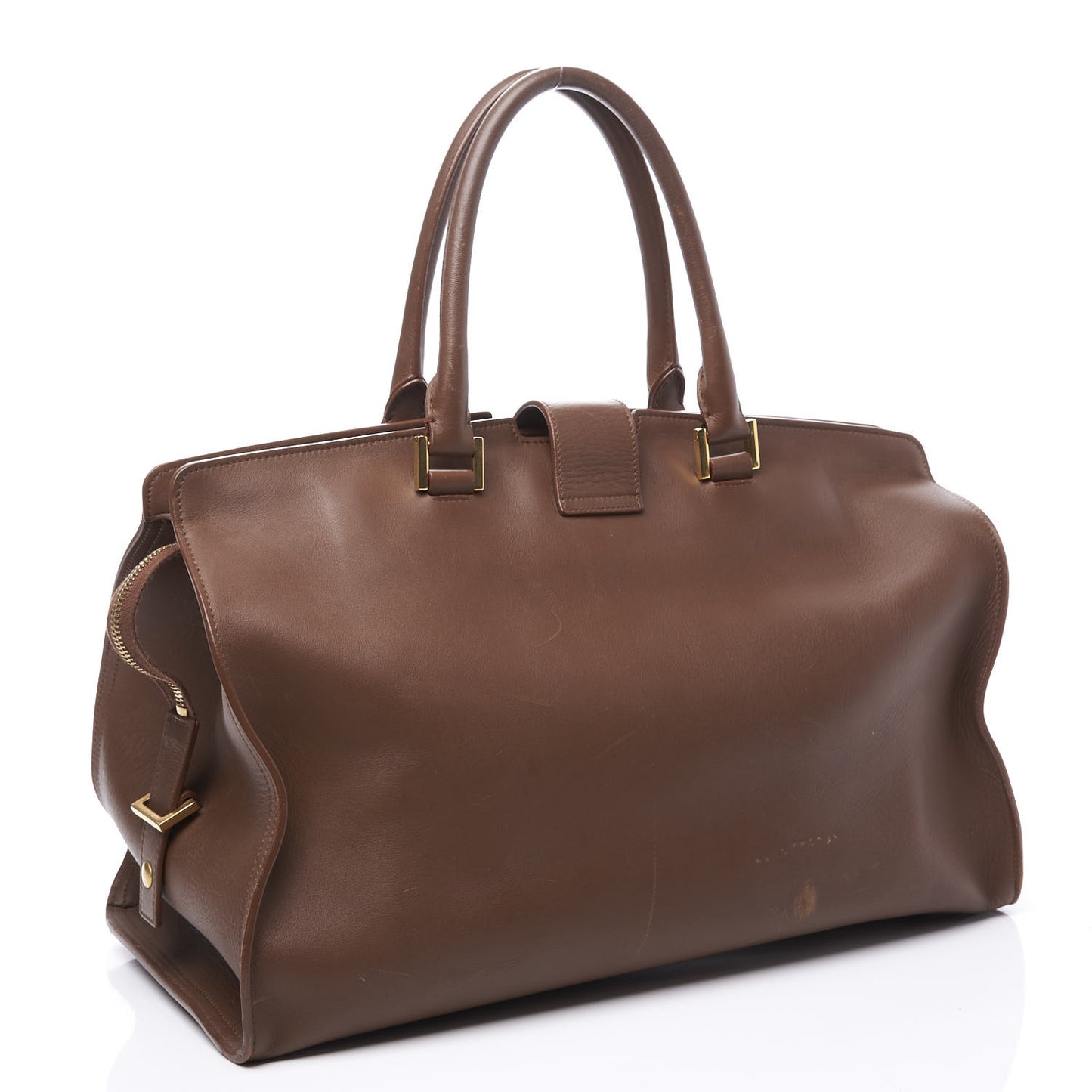 Calfskin Medium Classic Y Cabas Brown