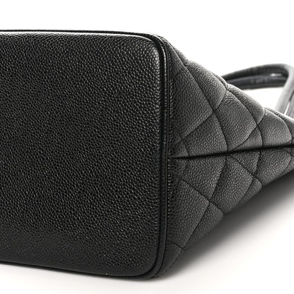 Chanel Caviar Quilted Medallion Tote Black 10 of 10