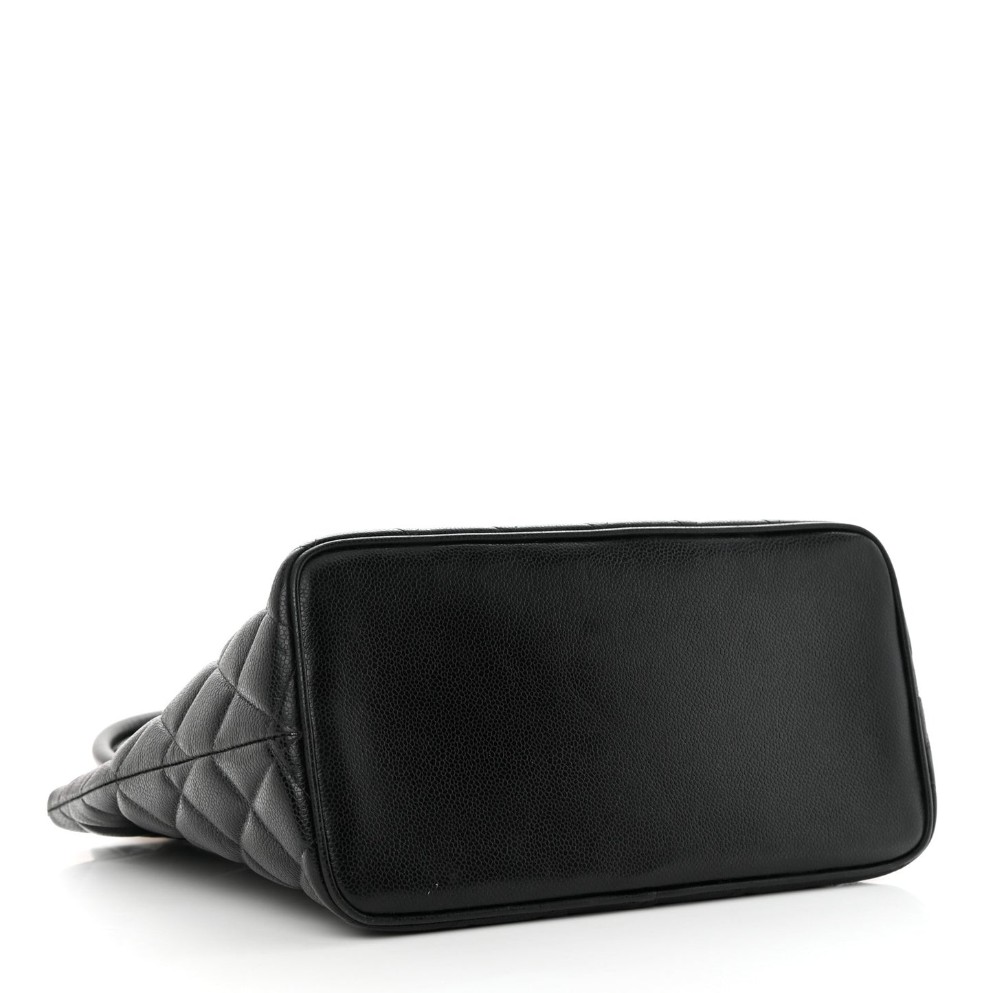Caviar Quilted Medallion Tote Black