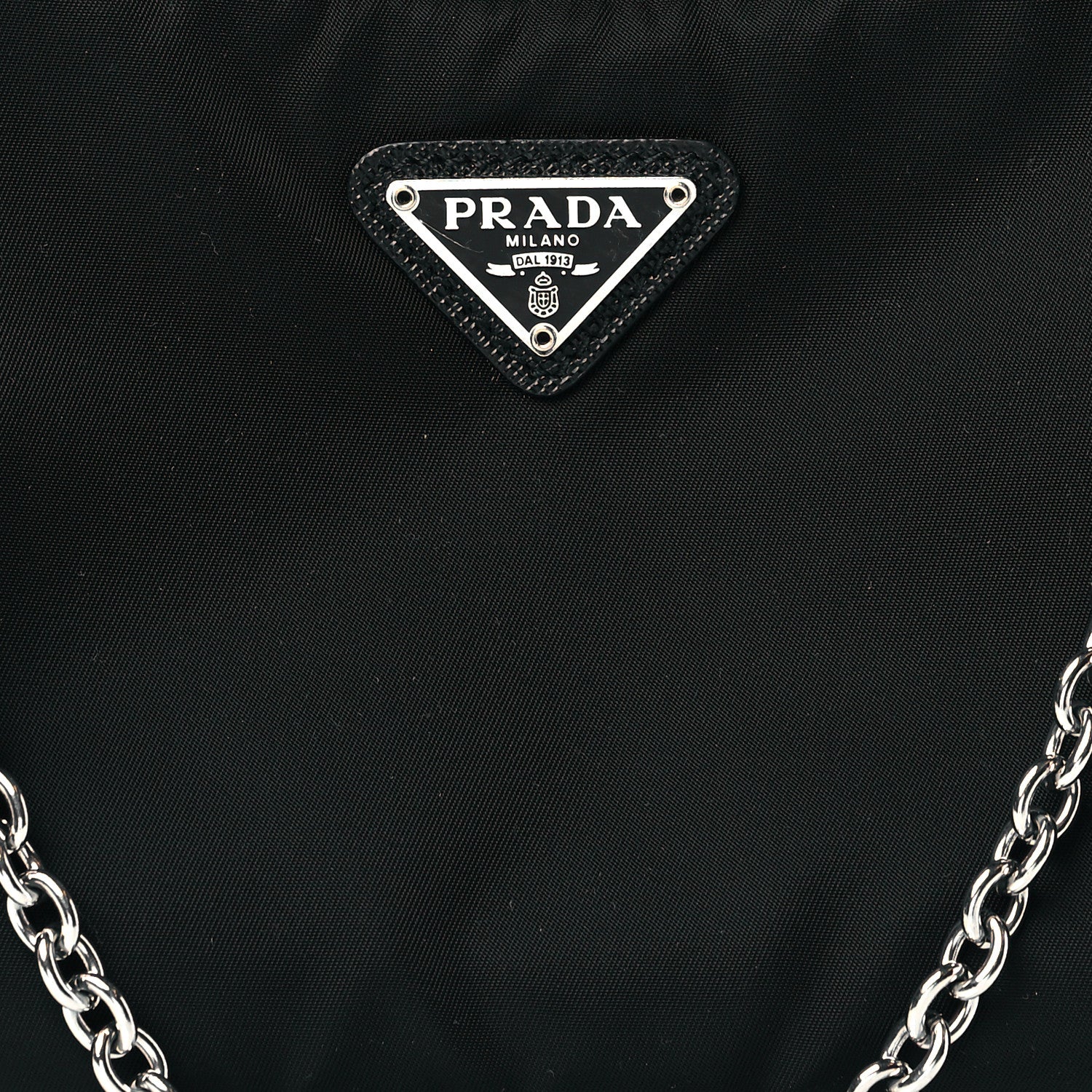 Prada Nylon Re-Edition 2005 Shoulder Bag Black 8 of 11