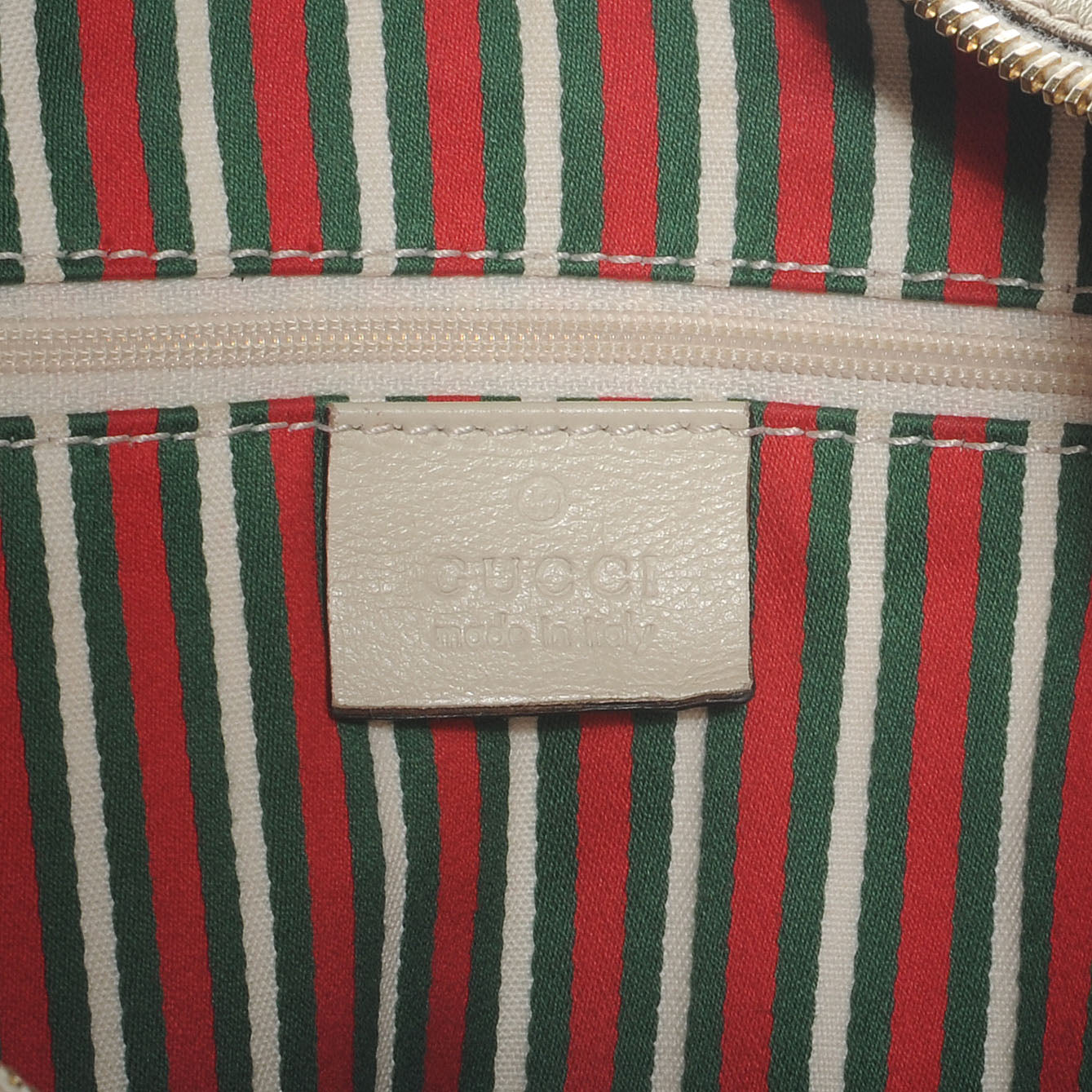 Gucci Monogram Britt Hobo Medium Ivory 6 of 9