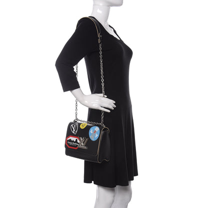 Louis Vuitton Epi World Tour Twist MM Black 2 of 10