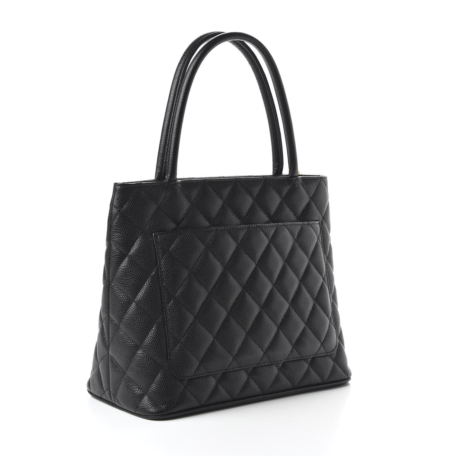 Chanel Caviar Quilted Medallion Tote Black 3 of 10