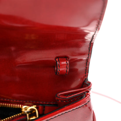Prada Spazzolato Crossbody Bag Scarlatto Fume 12 of 15