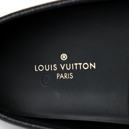 Louis Vuitton Taiga Hockenheim Moccasin Loafers 8.5 Black 8 of 12