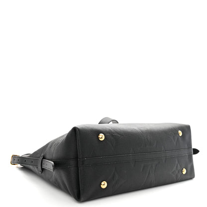 Louis Vuitton Empreinte Monogram Giant Carryall MM Black 4 of 11