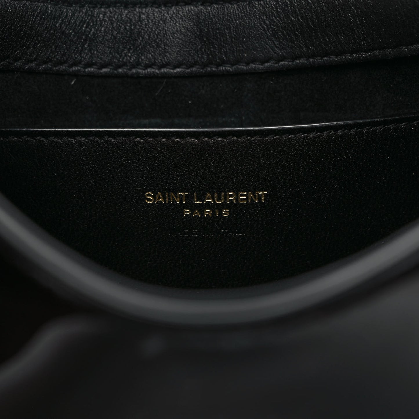 Patent Calfskin Le 5 A 7 Mini Hobo Black
