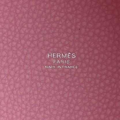 Hermes Taurillon Clemence Picotin Lock 18 PM Mauve Sylvestre 6 of 11