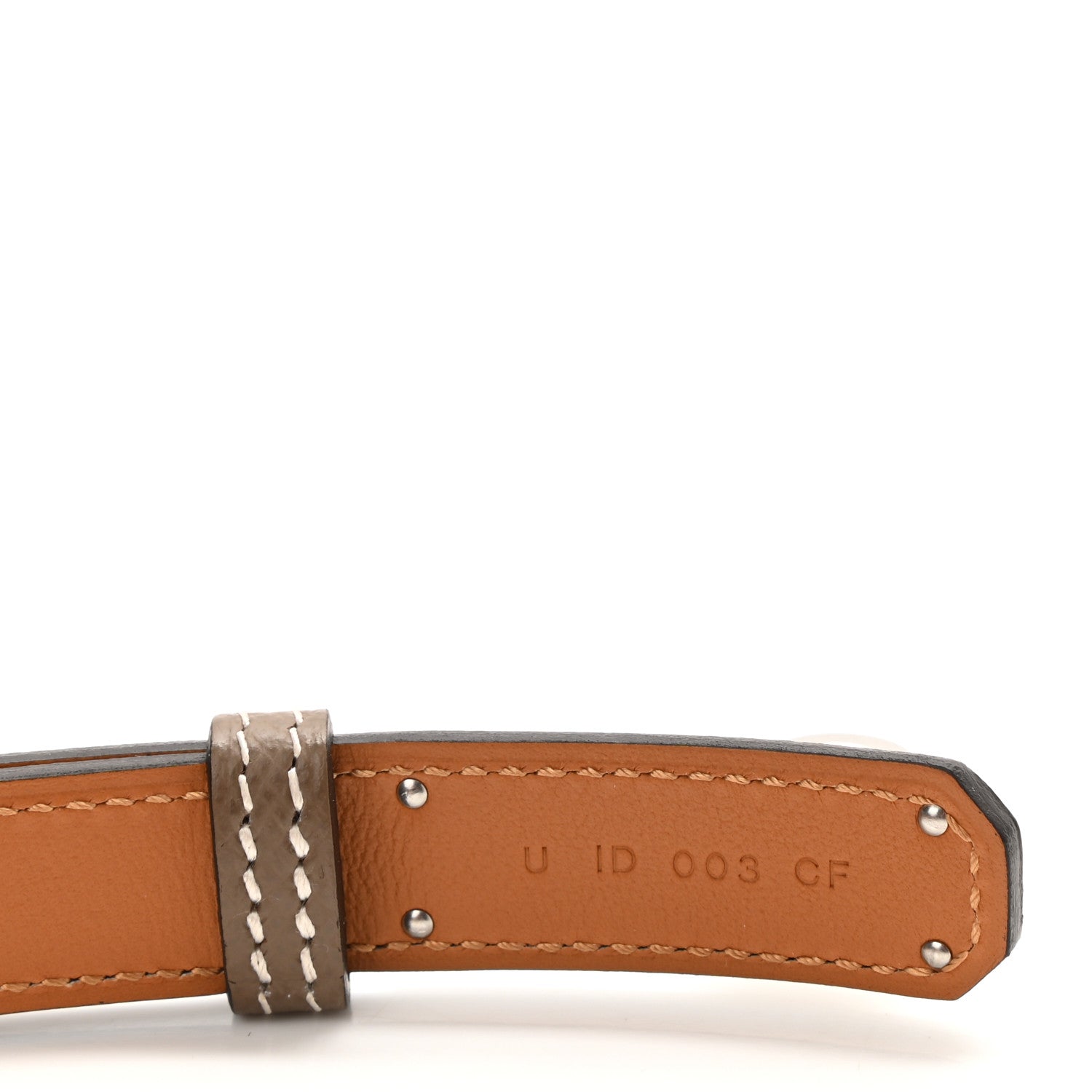 Hermes Epsom Kelly Belt Etoupe 3 of 5