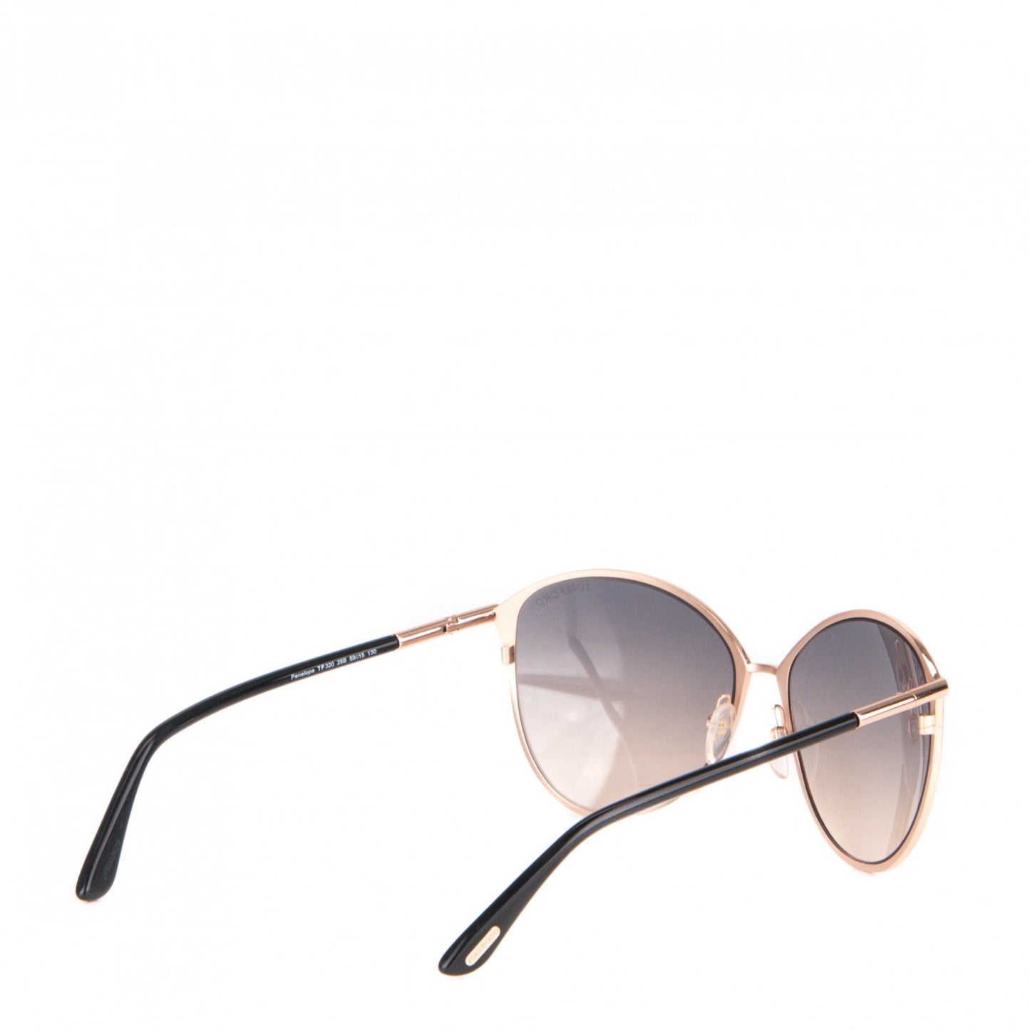 Penelope Vintage Round Sunglasses TF320 Black