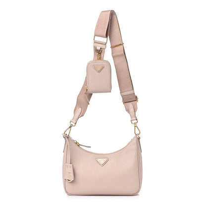 Prada Saffiano Re-Edition 2005 Shoulder Bag Ninfea 1 of 11