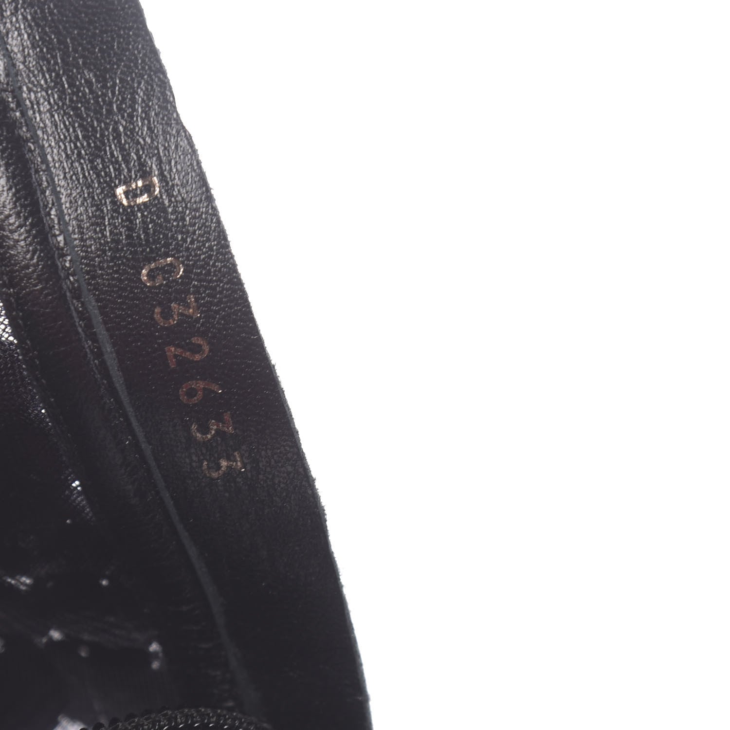 Chanel Sequin Mesh Short Boots 35.5 Black 8 of 9