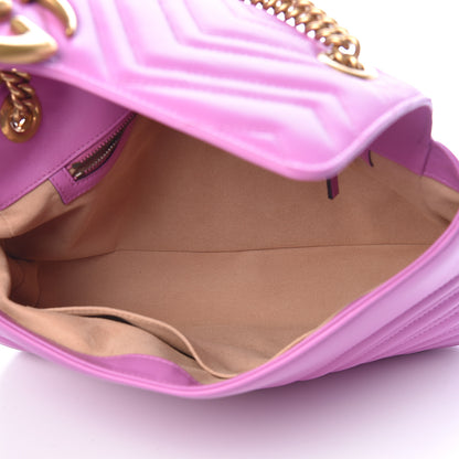 Gucci Calfskin Matelasse Medium GG Marmont Shoulder Bag Candy Mousse 7 of 10