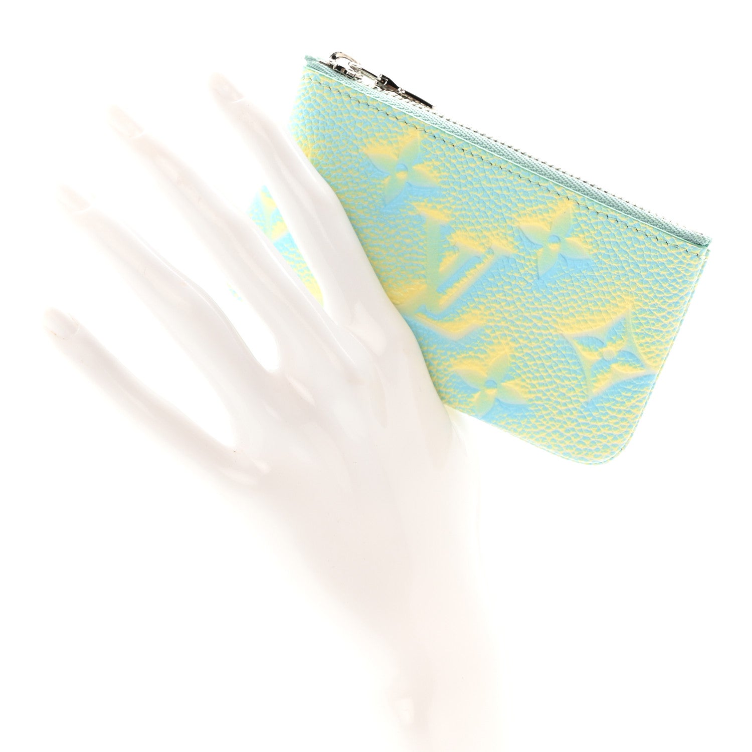 Louis Vuitton Empreinte Monogram Summer Stardust Key Pouch Water Green 2 of 7
