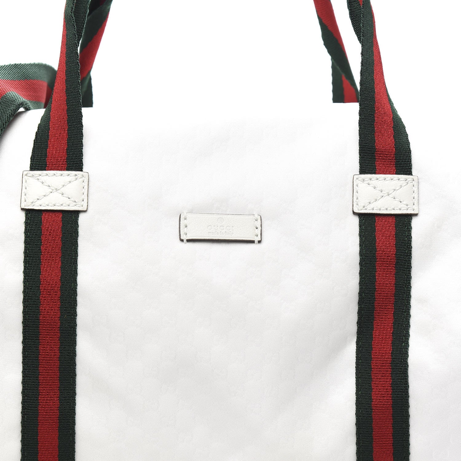 Gucci Nylon Microguccissima Gym Bag White 10 of 10