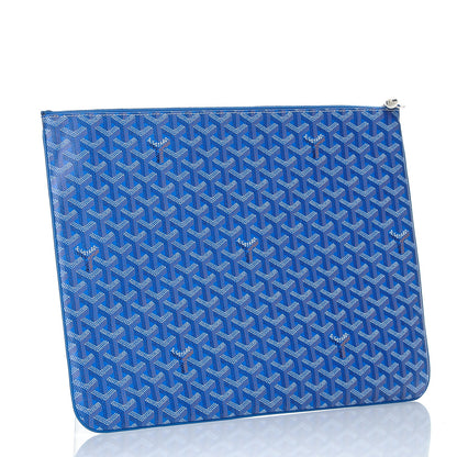 Goyard Goyardine Senat Pochette GM Sky Blue 3 of 8