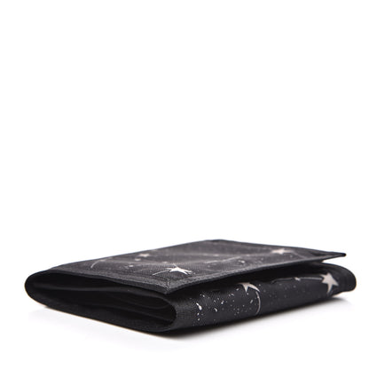 Saint Laurent Nylon Constellation Print Tiny Buffalo Wallet Black 4 of 7