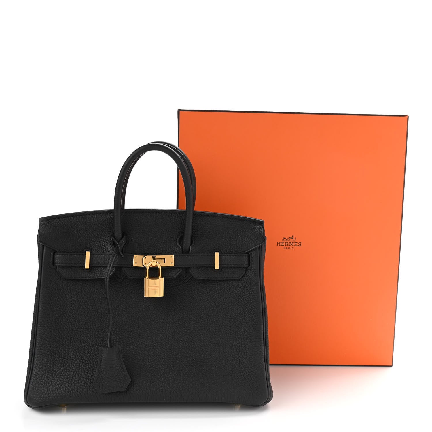 Hermes Togo Birkin 25 Black 11 of 11