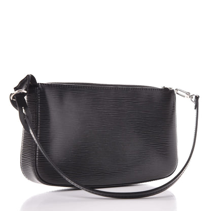 Louis Vuitton Epi Pochette Accessories NM Black 3 of 7