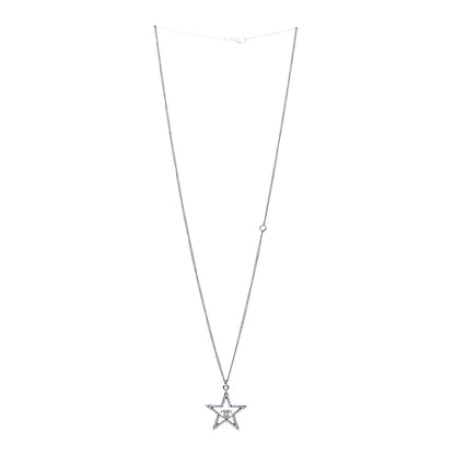 Chanel Ruthenium Crystal Star CC Necklace 3 of 7