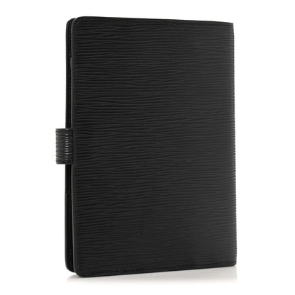 Louis Vuitton Epi Medium Ring Agenda Cover Black 3 of 12