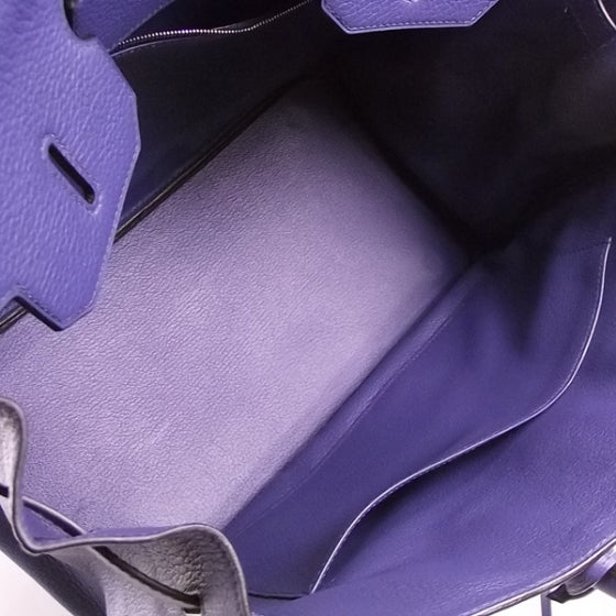 Taurillon Clemence BIRKIN 35 Cobalt