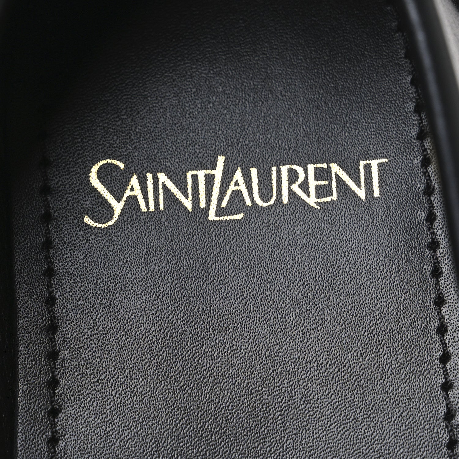 Saint Laurent Calfskin Penny Loafers 39 Black 9 of 10