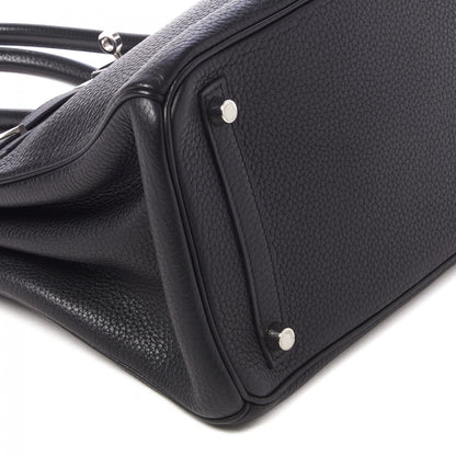 Hermes Taurillon Clemence Birkin 30 Black 6 of 27