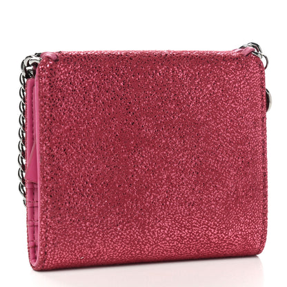Stella McCartney Shaggy Deer Small Falabella Flap Wallet Pink 3 of 9
