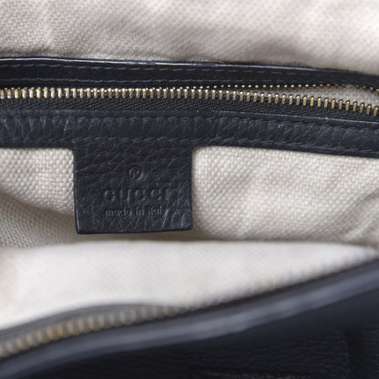 Gucci Pebbled Calfskin Small Soho Top Handle Bag Black 6 of 22