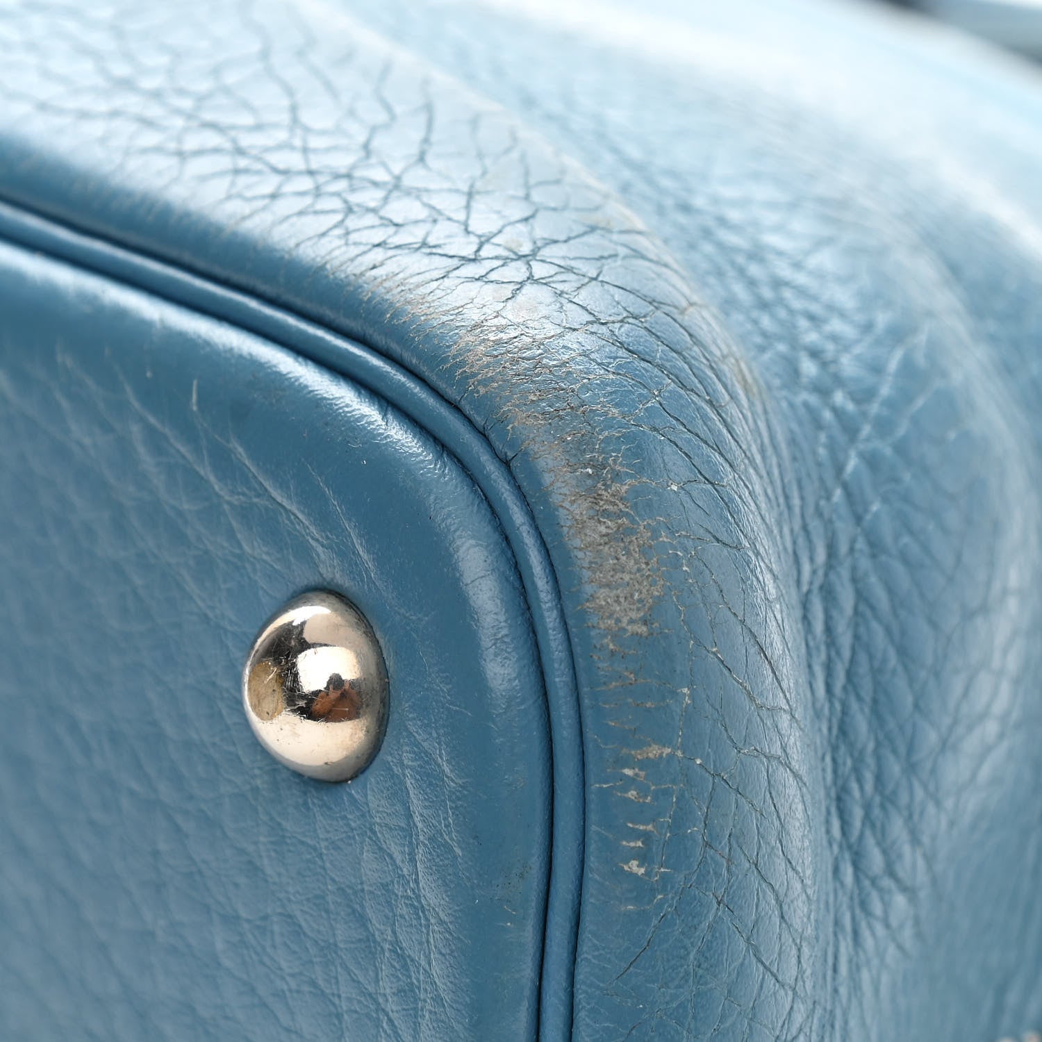 Hermes Taurillon Clemence Bolide 31 Blue Jean 18 of 19