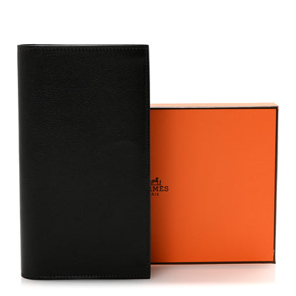 Hermes Evergrain Citizen Twill Long Wallet Black 7 of 7