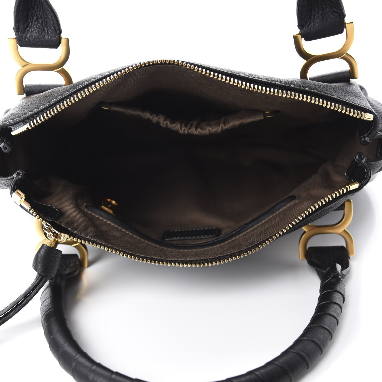 Chloe Calfskin Medium Marcie Satchel Black 6 of 12