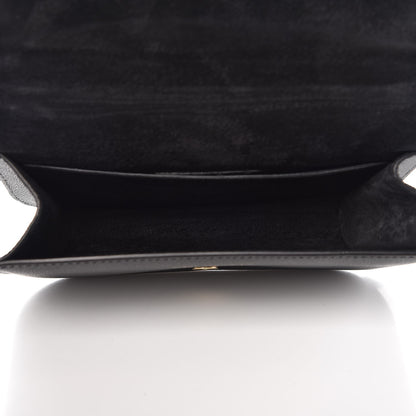 Alexander McQueen Little Stones Calfskin Small Insignia Flap Black 6 of 8