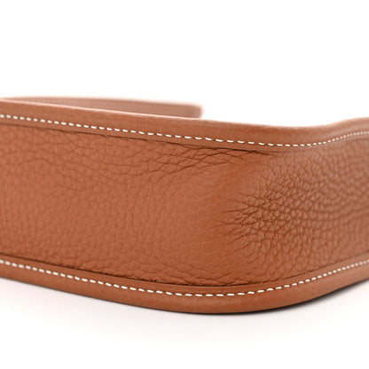 Hermes Taurillon Clemence Evelyne TPM Gold 10 of 11
