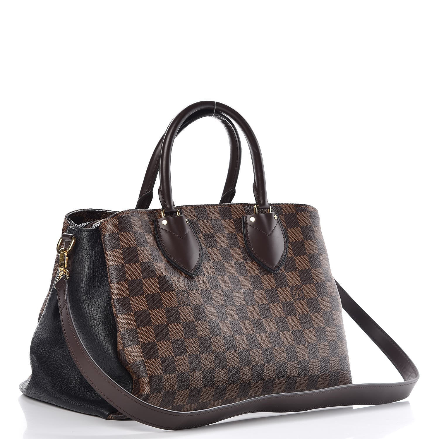 Louis Vuitton Cuir Taurillon Damier Ebene Normandy Black 4 of 11