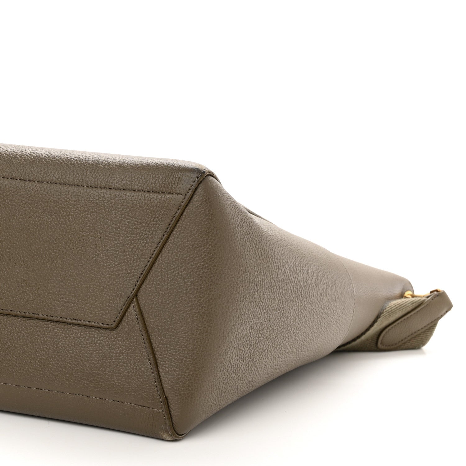 Celine Soft Grained Calfskin Sangle Bucket Bag Taupe 8 of 17