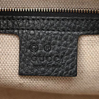 Gucci Dollar Calfskin Medium Soho Top Handle Satchel Black 6 of 11