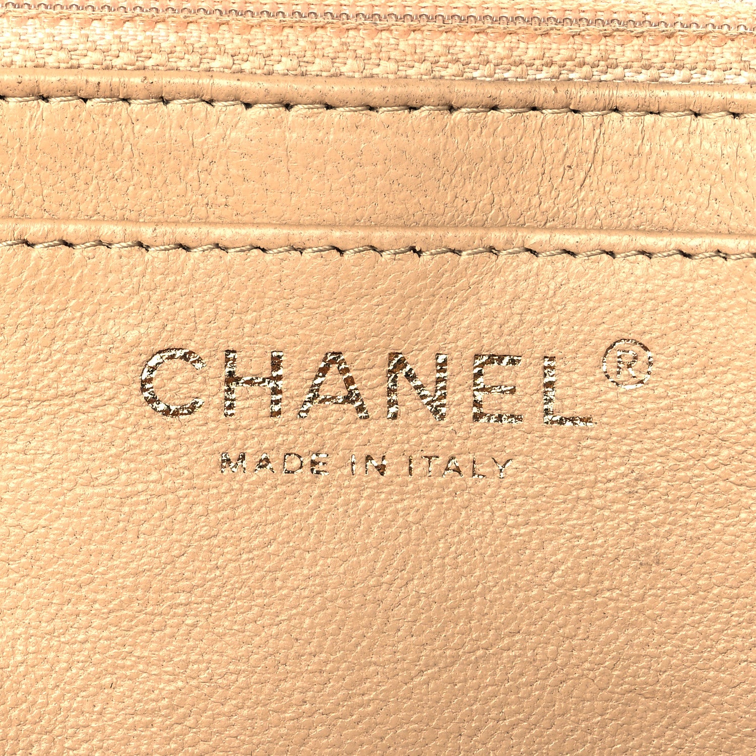 Chanel Caviar Quilted Jumbo Single Flap Beige 5 of 15