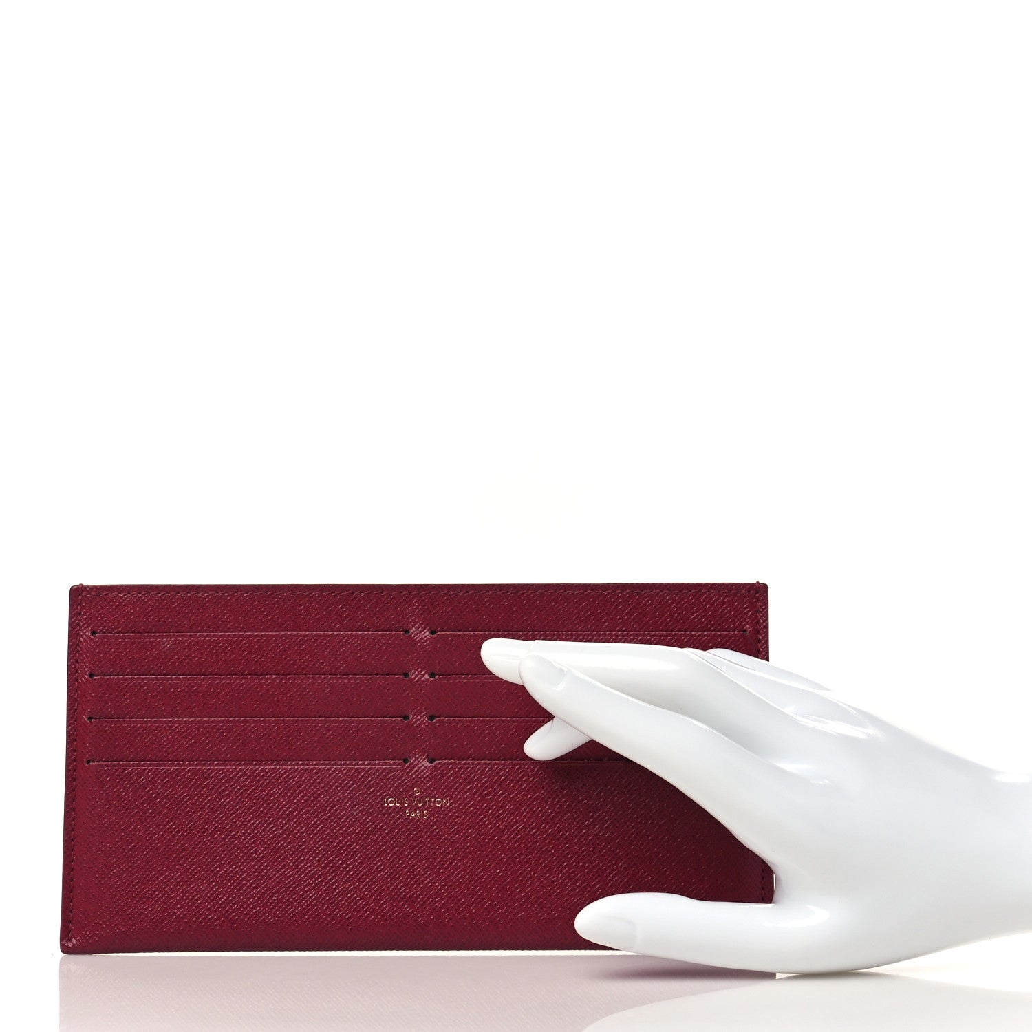 Louis Vuitton Calfskin Felicie Card Holder Insert Fuchsia 2 of 7
