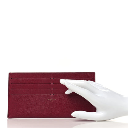 Louis Vuitton Calfskin Felicie Card Holder Insert Fuchsia 2 of 7