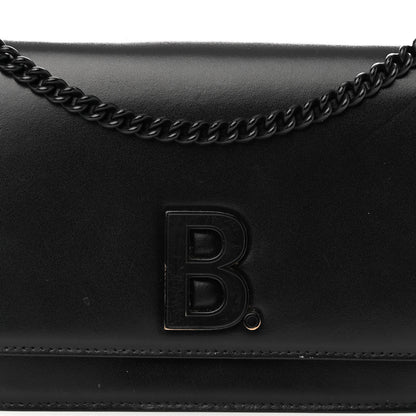 Balenciaga Smooth Calfskin B Wallet on Chain Black 7 of 9