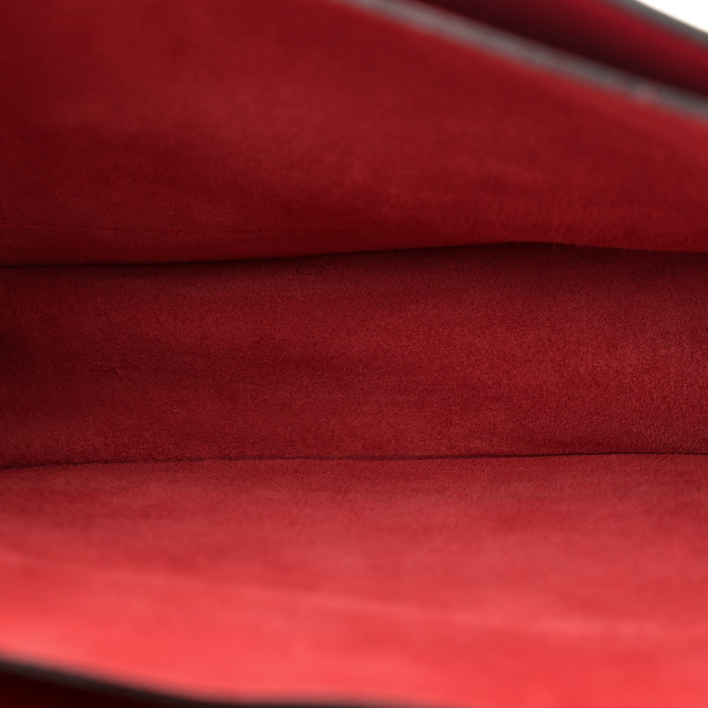 Grained Calfskin Large Bright Bit Flap Bag Red