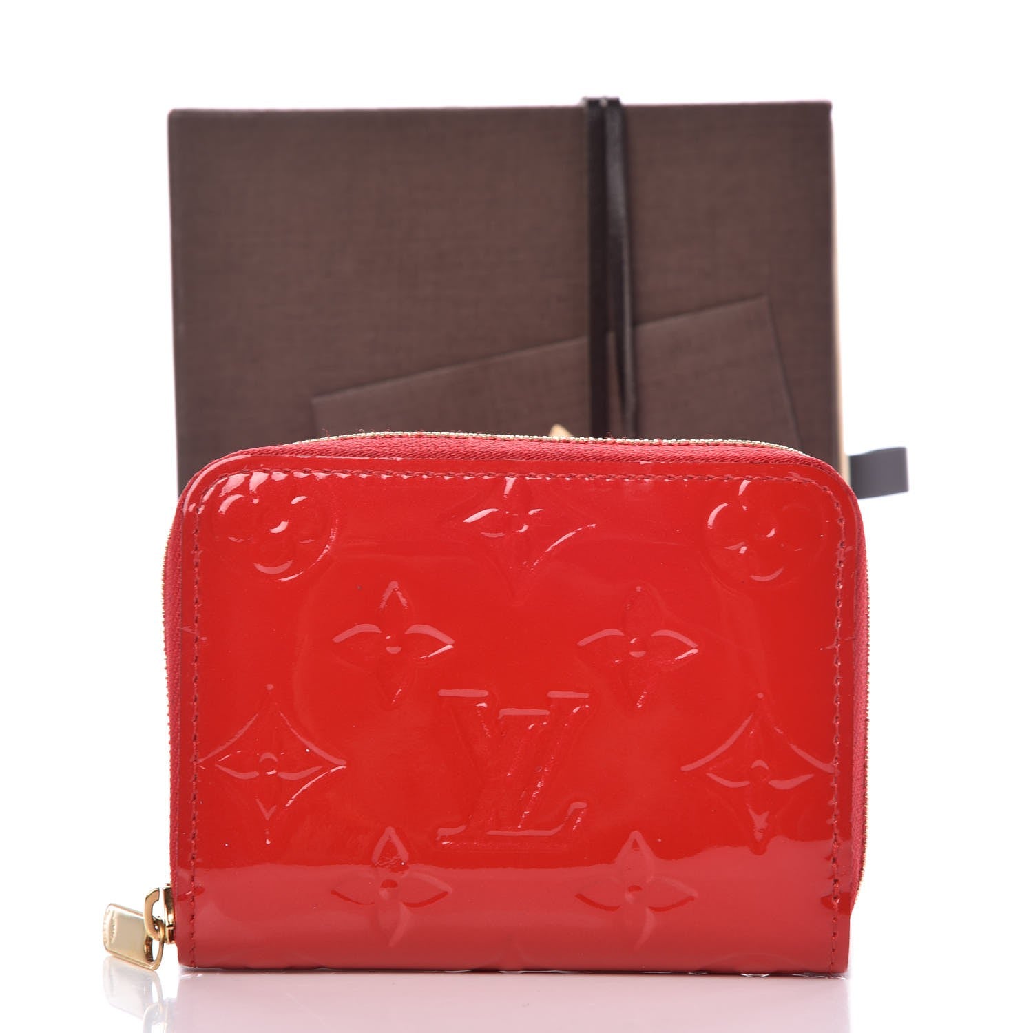 Louis Vuitton Vernis Zippy Coin Purse Cherry 7 of 7