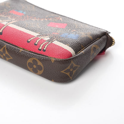 Louis Vuitton Monogram 2017 Christmas Animation Mini Pochette Accessories 9 of 9