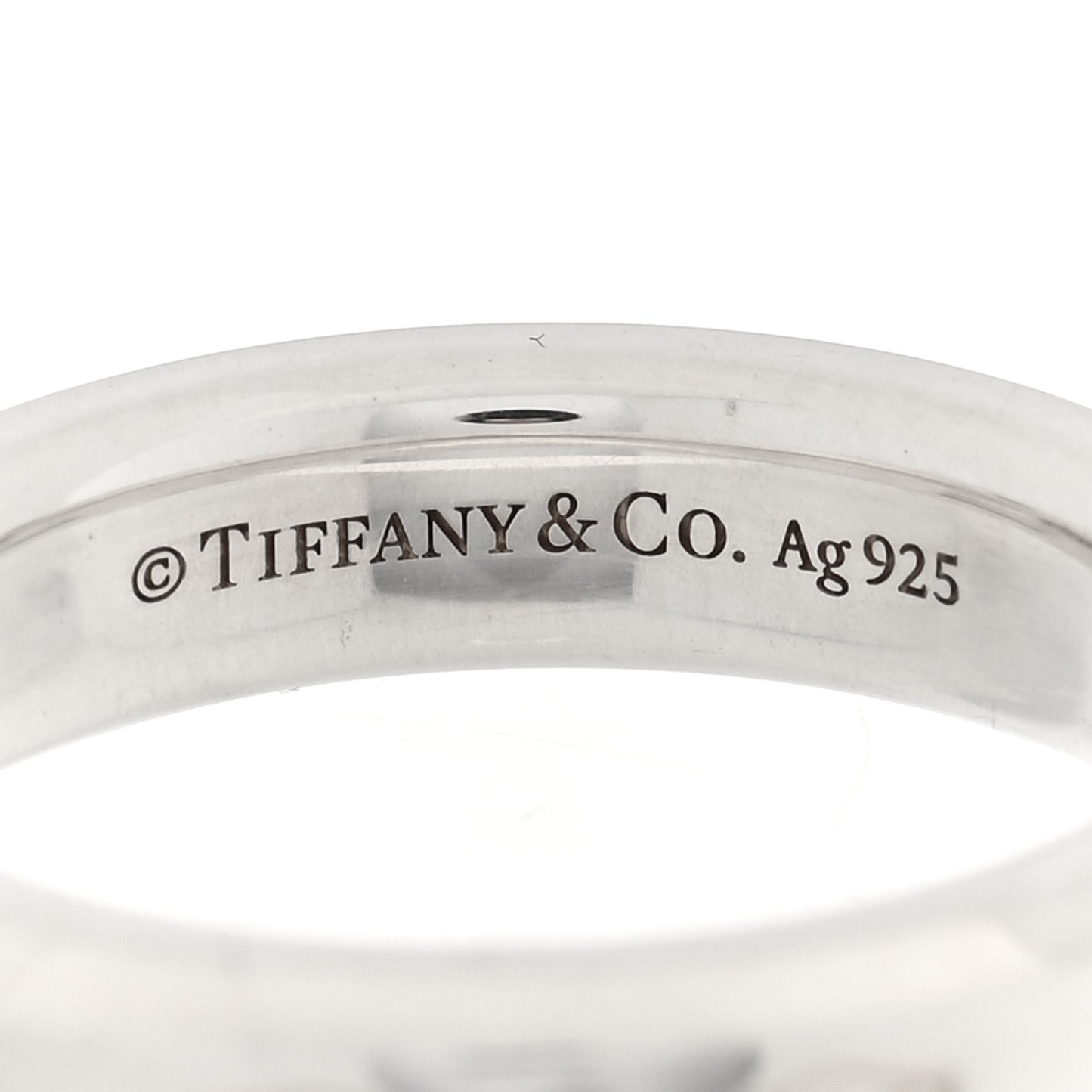 Sterling Silver 1837 Makers Narrow Slice Ring 49 5