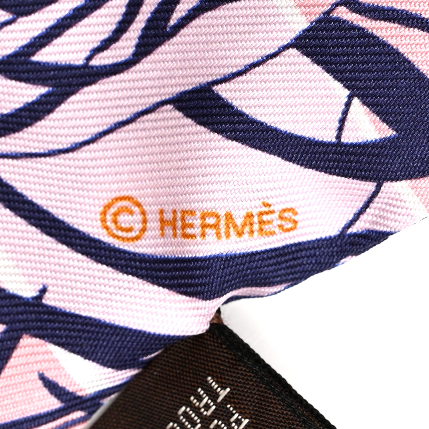 Hermes Silk Jungle Love Rainbow Twilly Orange Encre Vieux Rose 4 of 4