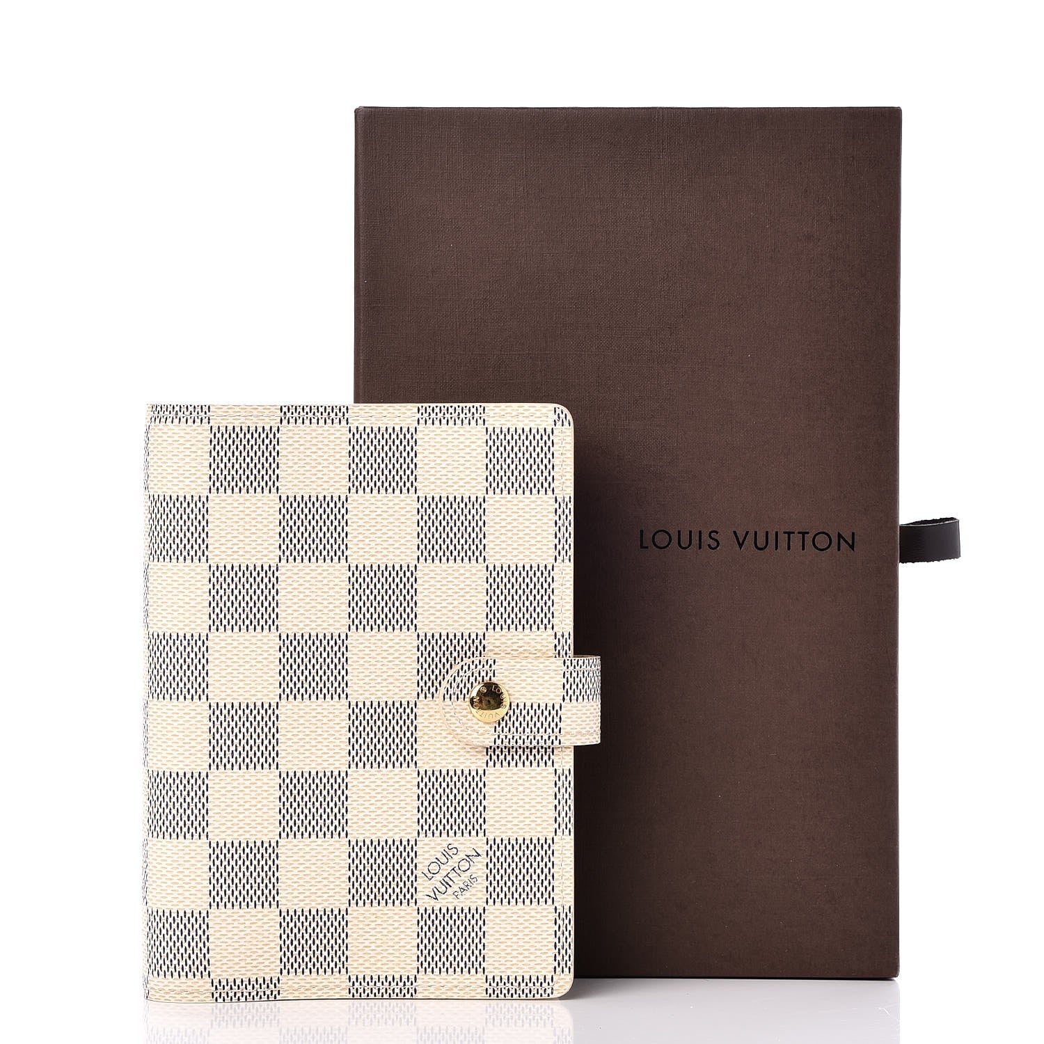 Louis Vuitton Damier Azur Small Ring Agenda Cover 9 of 9