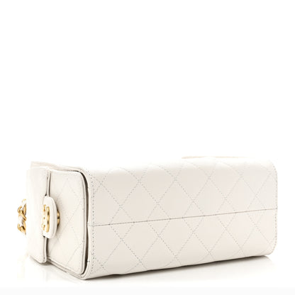 Chanel Caviar Quilted Mini Chanel 25 Handbag White 4 of 11