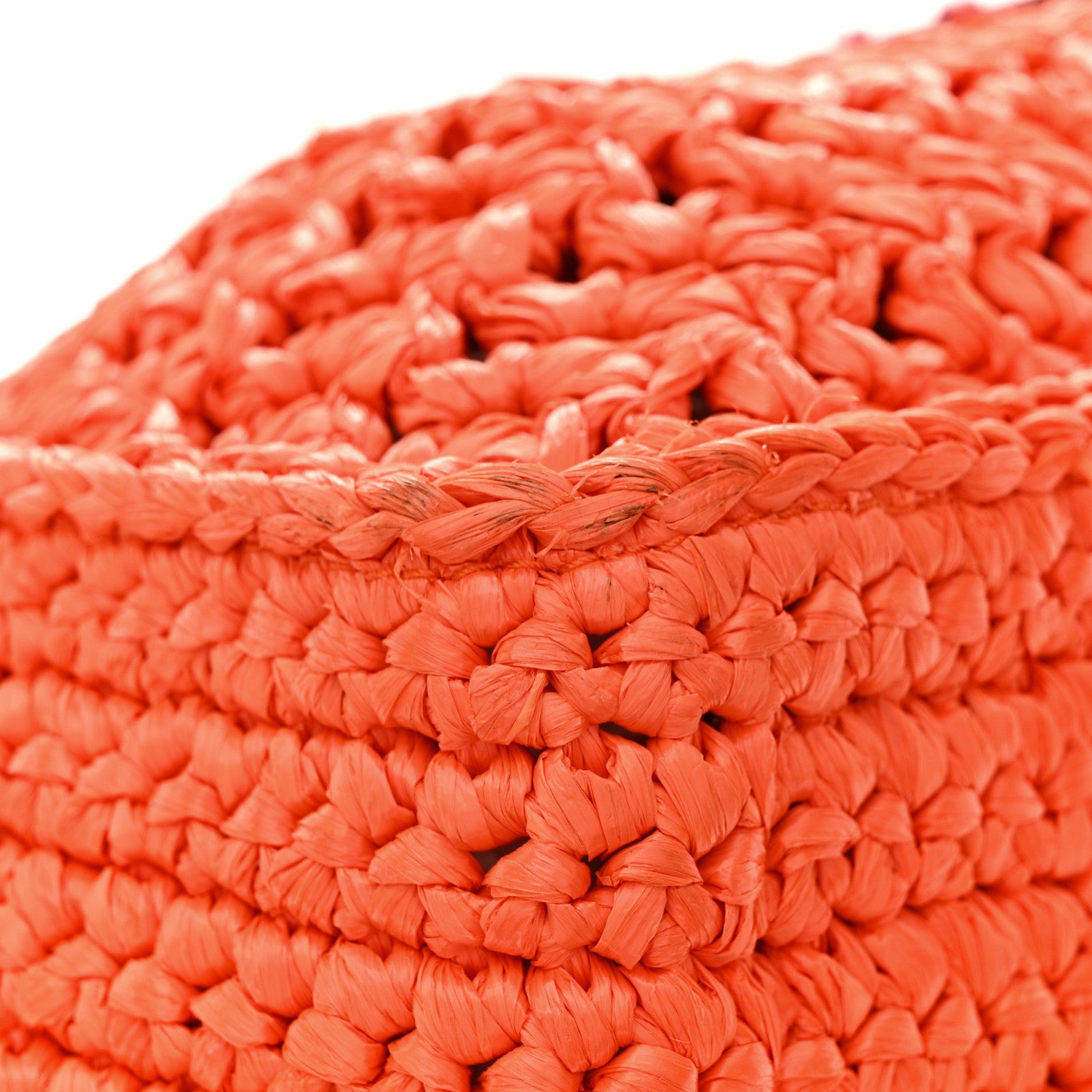 Stella McCartney Braided Raffia Eco Alter Napa Perforated Logo Crossbody Bag Brick 14 of 15
